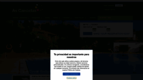 What Campingascancelas.com website looked like in 2020 (4 years ago)