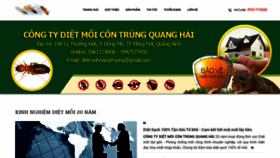 What Contrung.com.vn website looked like in 2020 (4 years ago)