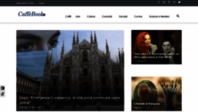 What Caffebook.it website looked like in 2020 (5 years ago)