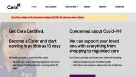 What Ceracare.co.uk website looked like in 2020 (4 years ago)
