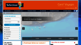 What Carol-voyages.fr website looked like in 2020 (4 years ago)