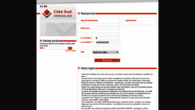 What Cote-sud-immobilier.com website looked like in 2020 (4 years ago)