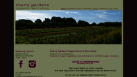 What Cherrygardensfarm.co.uk website looked like in 2020 (4 years ago)
