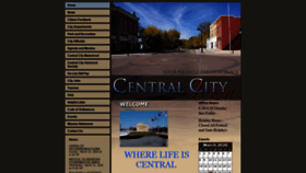 What Centralcityia.gov website looked like in 2020 (4 years ago)