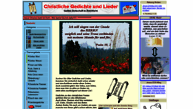 What Christliche-gedichte.de website looked like in 2020 (4 years ago)