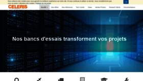 What Celeris.fr website looked like in 2020 (4 years ago)