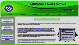 What Chemandy.com website looked like in 2020 (4 years ago)