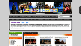 What Caperindiatours.com website looked like in 2020 (4 years ago)