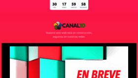 What Canal10tv.com.ar website looked like in 2020 (4 years ago)