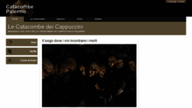 What Catacombepalermo.it website looked like in 2020 (4 years ago)