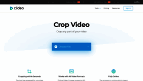 What Cropvideo.co website looked like in 2020 (4 years ago)