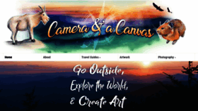 What Cameraandacanvas.com website looked like in 2020 (4 years ago)