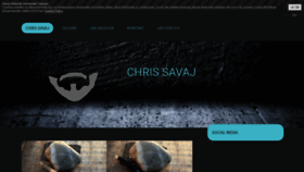 What Chris-savaj.com website looked like in 2020 (4 years ago)