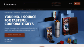What Chocomize.com website looked like in 2020 (5 years ago)