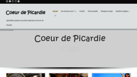 What Coeurdepicardie.com website looked like in 2020 (4 years ago)