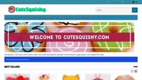 What Cutesquishy.com website looked like in 2020 (4 years ago)