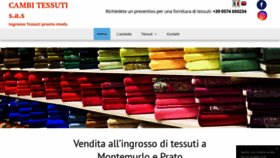 What Cambitessuti.it website looked like in 2020 (6 years ago)