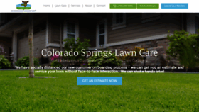 What Cleanairlawncarecoloradosprings.com website looked like in 2020 (4 years ago)