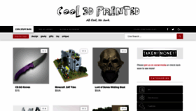 What Cool3dprinted.com website looked like in 2020 (4 years ago)