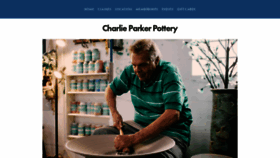 What Charlieparkerpottery.com website looked like in 2020 (4 years ago)