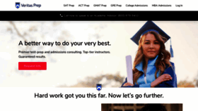 What Collegerankings.veritasprep.com website looked like in 2020 (4 years ago)