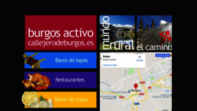 What Callejerodeburgos.es website looked like in 2020 (4 years ago)