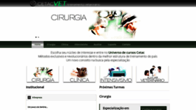 What Cetacvet.com.br website looked like in 2020 (4 years ago)