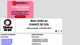 What Chancedegol.com.br website looked like in 2020 (4 years ago)