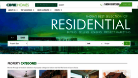 What Cbrehomes.co.in website looked like in 2020 (4 years ago)
