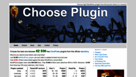 What Chooseplugin.com website looked like in 2020 (4 years ago)