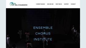 What Choralchameleon.com website looked like in 2020 (4 years ago)