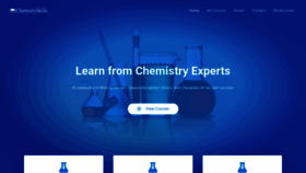 What Chemistryskills.com website looked like in 2020 (4 years ago)