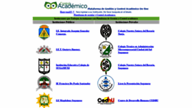 What Controlacademico.net website looked like in 2020 (4 years ago)