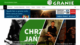 What Chrzescijanskiegranie.pl website looked like in 2020 (4 years ago)