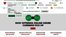 What Canadiantire.ca website looked like in 2020 (4 years ago)