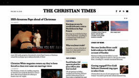 What Christiantimes.com website looked like in 2020 (4 years ago)