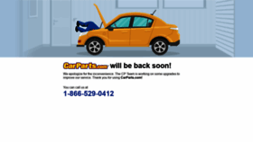 What Carparts.com website looked like in 2020 (4 years ago)