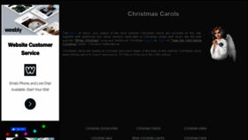 What Carols.org.uk website looked like in 2020 (4 years ago)