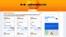 What Convertworld.com website looked like in 2020 (4 years ago)