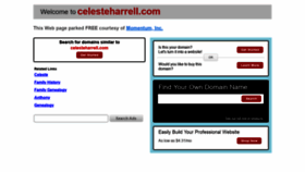 What Celesteharrell.com website looked like in 2020 (4 years ago)