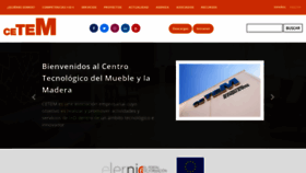 What Cetem.es website looked like in 2020 (4 years ago)
