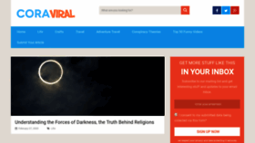 What Coraviral.com website looked like in 2020 (4 years ago)