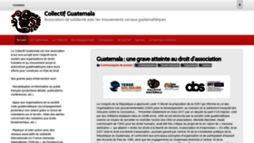 What Collectifguatemala.org website looked like in 2020 (4 years ago)