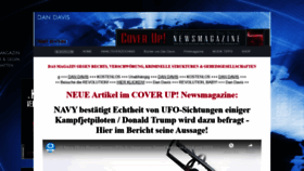 What Cover-up-newsmagazine.de website looked like in 2020 (4 years ago)