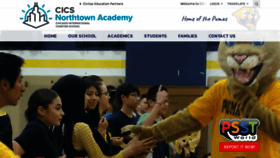 What Cicsnorthtown.org website looked like in 2020 (4 years ago)