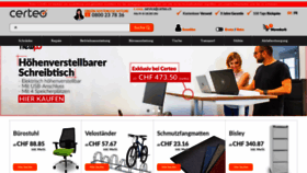 What Certeo.ch website looked like in 2020 (4 years ago)