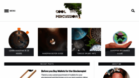 What Coolpercussion.com website looked like in 2020 (4 years ago)