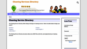 What Cleaningservice.directory website looked like in 2020 (4 years ago)