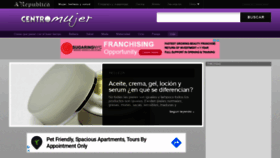 What Centromujer.es website looked like in 2020 (4 years ago)