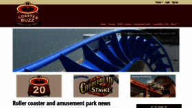 What Coasterbuzz.com website looked like in 2020 (4 years ago)